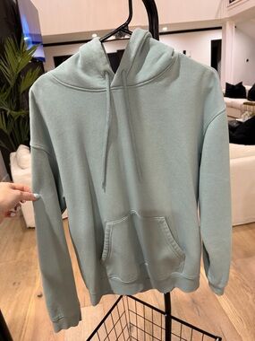 H&M Men's Crewneck Hoodie in Sage